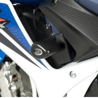 Aero padací chrániče R&G Racing pro motocykly SUZUKI GSXR600/750 L1 (´11), černé, bez úprav kapotáže
